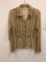 Rüschen Bluse transparent beige bestickt neu gr 44 Baden-Württemberg - Rottweil Vorschau