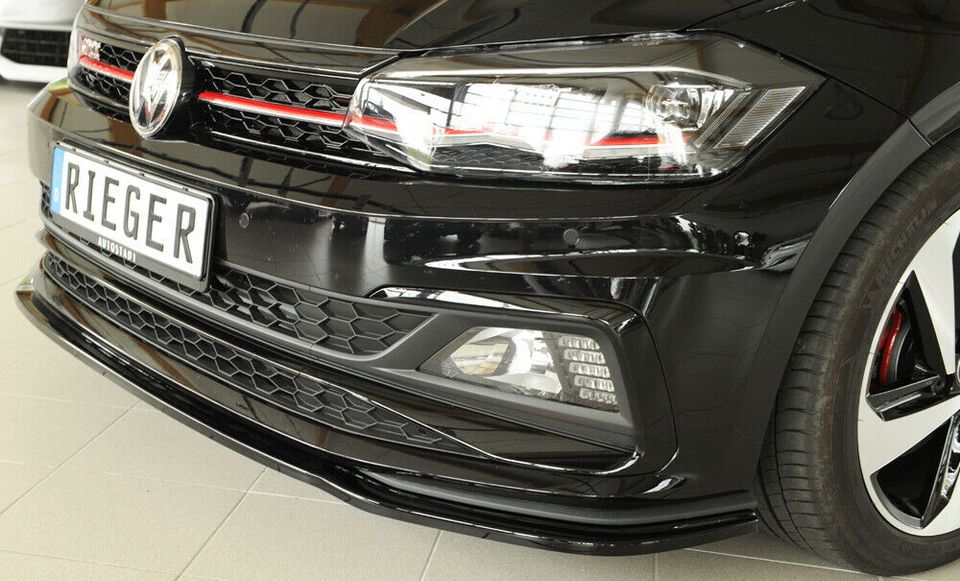 Rieger Spoilerschwert VW Polo AW GTI-R-Line schwarz Glanz in Bruchhausen-Vilsen