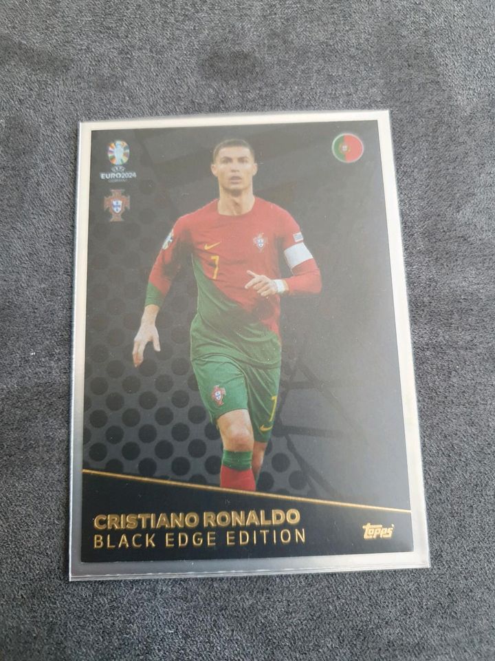 Christiano Ronaldo Black Edge Topps in Leipzig