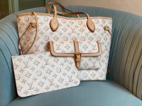 LOUIS VUITTON Neverfull MM „Fall for you“ Creme Tasche Shopper Handtasche mit Pochette München - Au-Haidhausen Vorschau