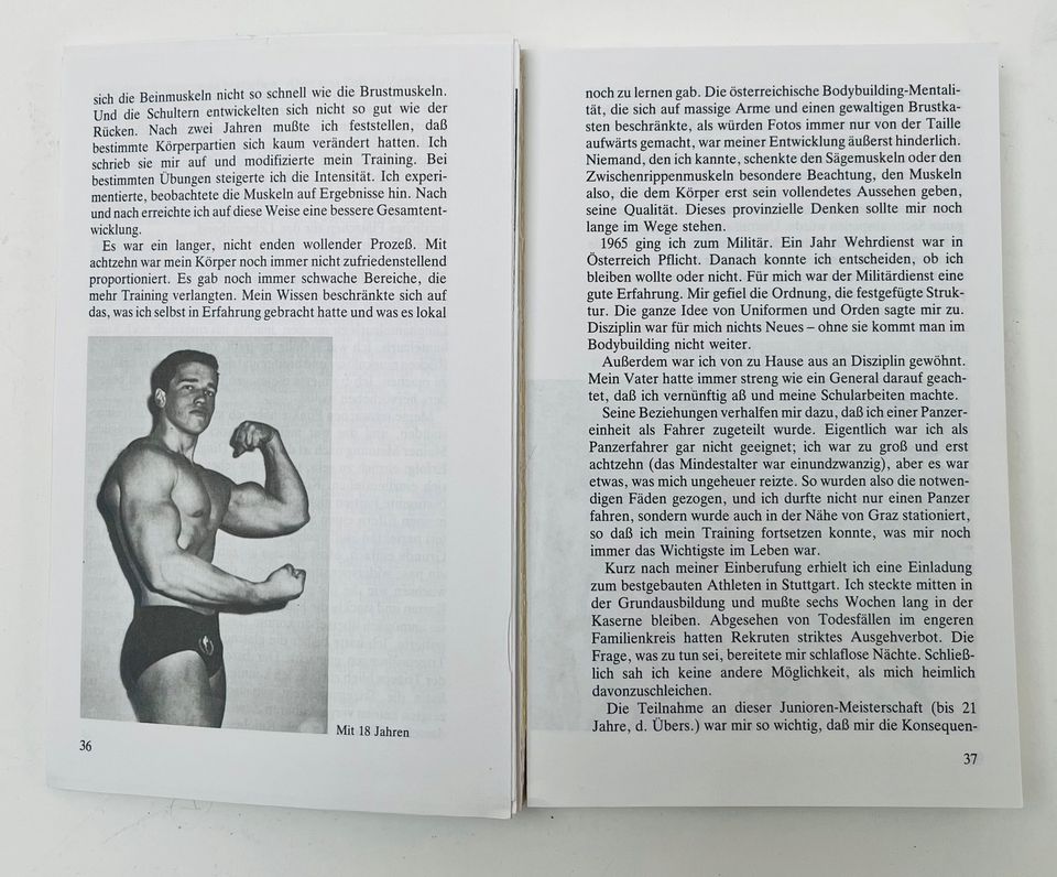 Schwarzenegger Karriere eines Bodybuilders ISBN: 3-453-41625-2 in Schwarme
