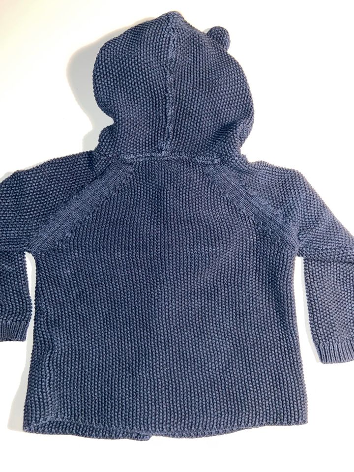 Baby Set Strickjacke Blau NEXT Hose Nickistoff Beige w Zara 74 80 in Berlin