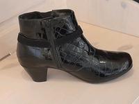 Vitaform Stiefelette  in H Weite  Schwarzes Lackleder  Gr.39 Hessen - Kelkheim Vorschau