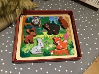 Tchibo Holzformenpuzzle Waldtiere Puzzle Holz Fuchs Reh Bayern - Bernhardswald Vorschau