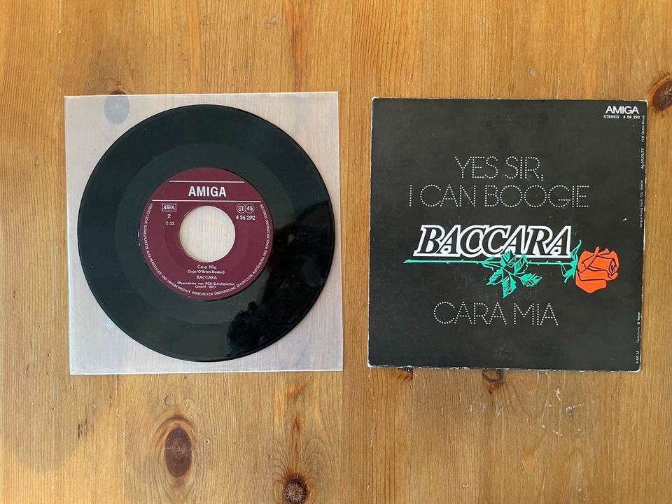 Baccara Single Yes Sir, I Can Boogie / Cara Mia Schallplatte 7“ in Leipzig
