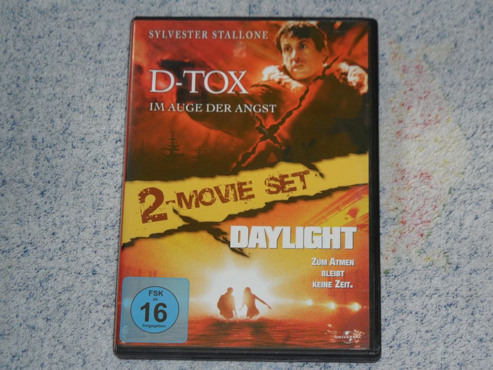 D-TOX - Im Auge der Angst + DAYLIGHT - Stallone - DVD in Ludwigshafen