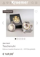 Jean Jacot Uhr, Neuwertig, super Geschenk Niedersachsen - Lüneburg Vorschau