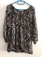 Damen Bluse Tunika Leopard H&M transparent Glitzer Gr 36 Herbst Nordrhein-Westfalen - Übach-Palenberg Vorschau