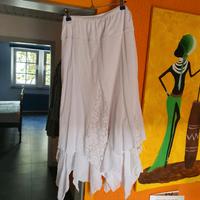 Neuwertiger weißer Canda Designer Sommer Rock Gr. 38 Hessen - Groß-Gerau Vorschau