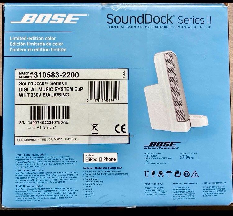 ‼️BOSE SoundDock Series II Bluetooth Limited Edition in OVP‼️ in Solingen