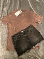 Set Sinsay Shirt & M&S Jeansshorts Bayern - Puchheim Vorschau