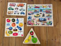 Holzpuzzle Montessori Puzzle Fahrzeuge Eichhorn, Goki, Beleduc Münster (Westfalen) - Centrum Vorschau