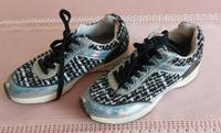 GLD Damen Sneaker Größe 37 silber-schwarz Bayern - Sulzberg Vorschau