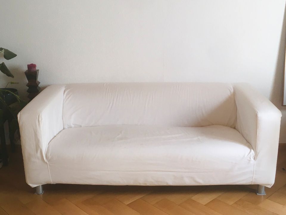 Couch Sofa Ikea weiß in Freiburg im Breisgau