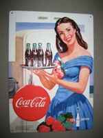 Coca-Cola Schild, Frau mit Tablett - 125 Jahre Köln - Lindenthal Vorschau