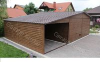 9Mx5M  Garage für Wohnmobil Holzoptik KFZ Werkstatt mit Carport Bayern - Ansbach Vorschau