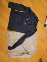 Pulli Pullis Pullover blau grau Glitzer 146 152 Mädchen Oberteil Saarbrücken-Mitte - St Johann Vorschau