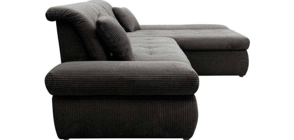 Ecksofa Cord Grau ★ 300x172cm Schlaffunktion Cordsofa Schlafsofa in Köln