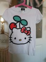 H&M 122/128 Hello Kitty Shirt Mädchen Kirschen weiß gr.122 gr.128 Nordrhein-Westfalen - Neuss Vorschau