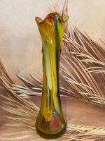 Bunt Glas Vase Murano ? Höhe 39 cm gelb orange rot blau Hessen - Rüsselsheim Vorschau