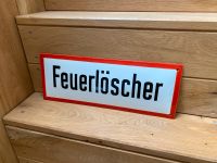 Emaille Schild Feuerlöscher antik Nordrhein-Westfalen - Oelde Vorschau