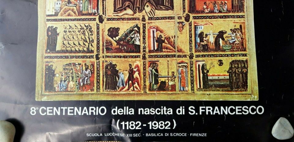 Poster 800Jahre HL. Franziskus Basilika Santa Croce Florenz in Salem