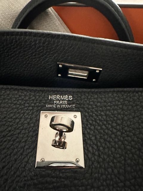 HERMES 2011 Handtasche KELLY BAG 35 in schwarz in Bruchsal