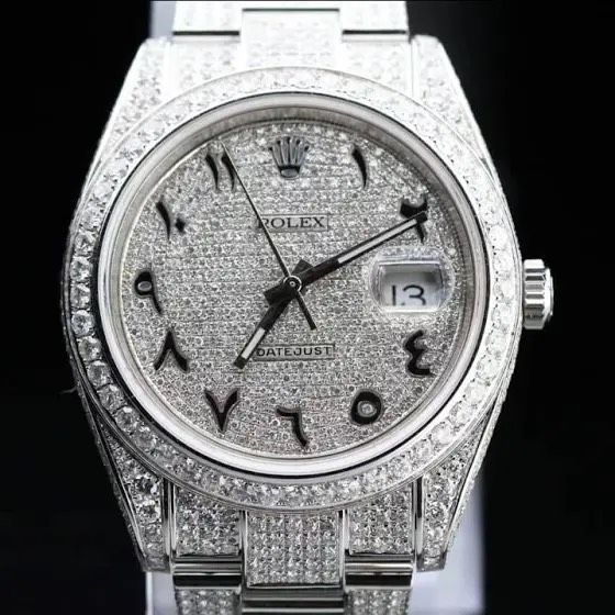 Rolex Datejust 41mm iced-out Arabic in Berlin