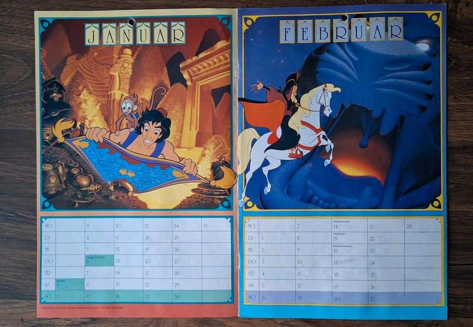 Walt Disneys Micky Maus hefte und Kalender von 1994 in Nürnberg (Mittelfr)