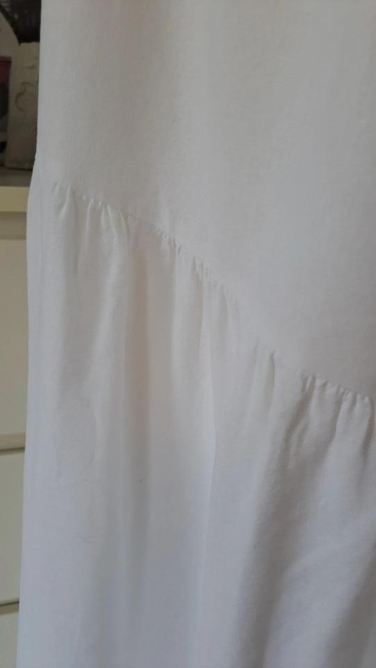 ABERCROMBIE&FITCH * Edles Leinen-Viskose-Maxikleid * weiß * L in Bad Bevensen