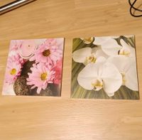 Zwei kleine quadratische Keilrahmen Bilder Blumen NEU Bielefeld - Schildesche Vorschau