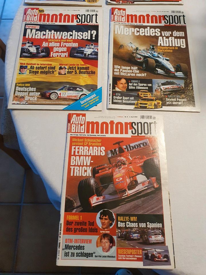 5x Autobild motorsport Magazine aus 2002, Vintage in Hochspeyer