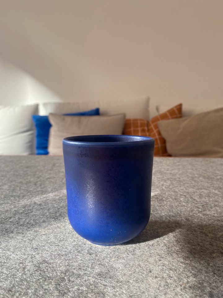 Motel a miio Keramik Becher, Tasse in blau in Stuttgart