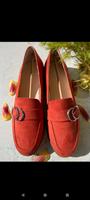 Loafers orange rot Sachsen-Anhalt - Sangerhausen Vorschau