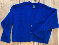 Designer DKNY Oversized Cardigan Gr. XL blau Thüringen - Erfurt Vorschau