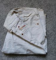 Vintage Diesel Basic Jeans in weiß Gr. 29 W37cm L64.5cm Düsseldorf - Benrath Vorschau