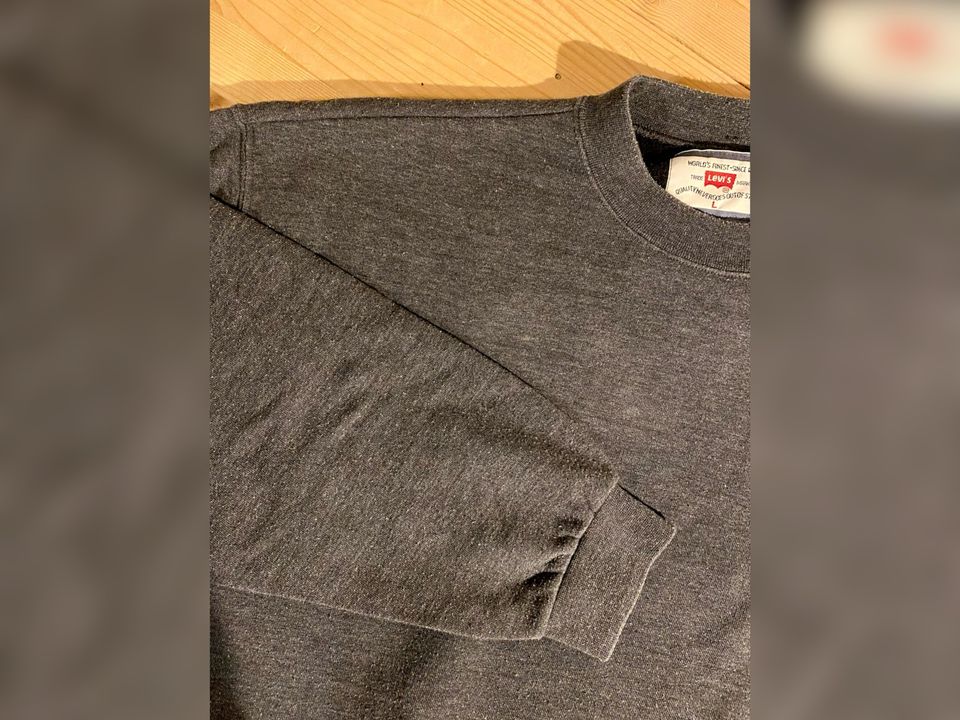 Vintage Levi‘s Sweater/Pullover, grau/anthrazit, Gr. L in Heidelberg