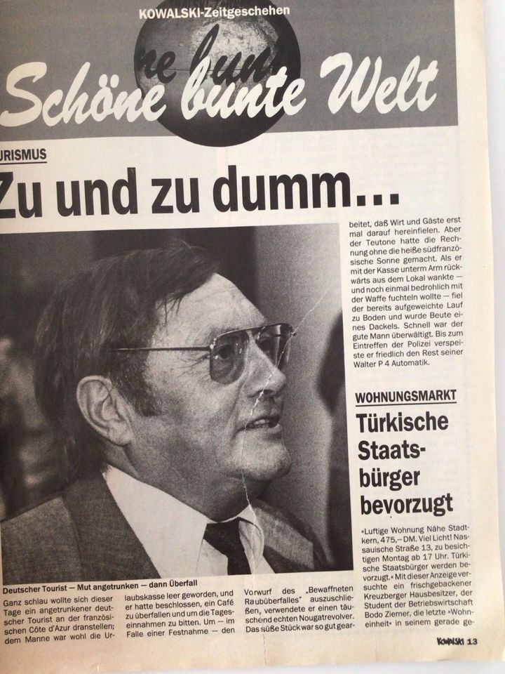 Kowalski Magazin Nt. 5 von 1988 in Waldenbuch