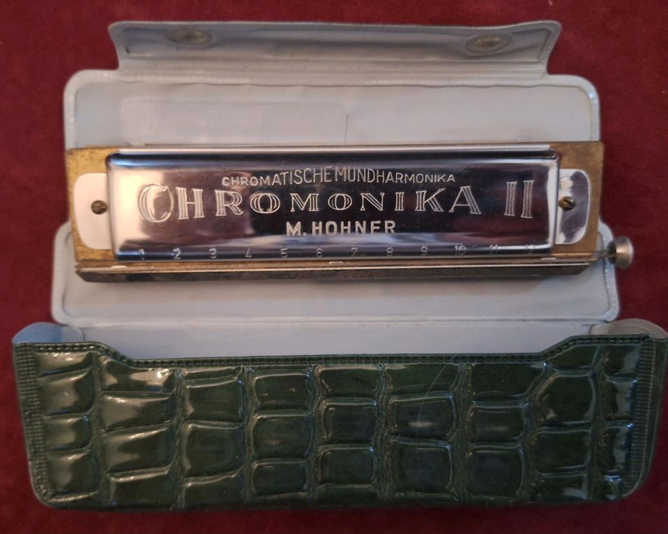 7 tlg. Mundharmonika Hohner, Bandmaster, 1x no Name in Braunschweig