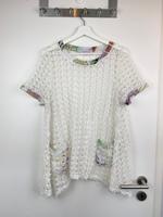 weißer Pullover m. Top (Pomme Rouge / Gr. XL) Niedersachsen - Burgdorf Vorschau