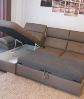 wie NEU Polsterecke Sofa Bettfunktion NaturLEDER Bettkasten beige Baden-Württemberg - Crailsheim Vorschau