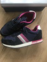 Sneaker U.S. POLO ASS. Gr. 40 ❤️ dunkelblau Glitzer pink Nordrhein-Westfalen - Olsberg Vorschau