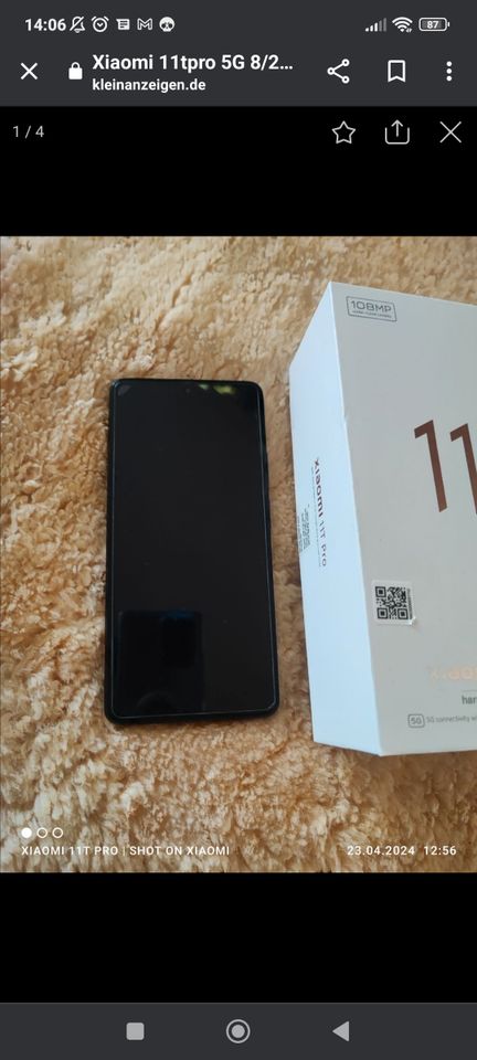 Xiaomi 11t pro 5G, 8/265 gebraucht TOP Zustand+Akku OVP in Siegburg