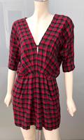 Maje Tunika Bluse Mini Kleid Rot Schwarz Kariert 34 XS Dress Red Hamburg-Nord - Hamburg Winterhude Vorschau