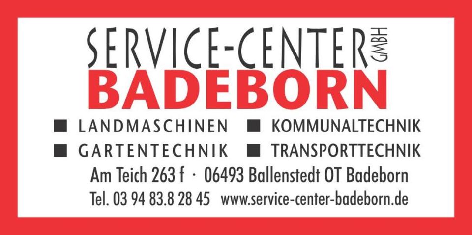 Iseki Traktoren Kommunaltechnik Winterdienst-Technik in Ballenstedt