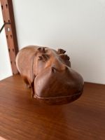 Hippopotalamus Skulptur Nilpferd Teak Massiv Holz Vintage Wuppertal - Heckinghausen Vorschau