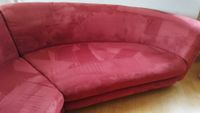 Zum Wegwerfen zu schade - Designer Sofa rot Microfaser Baden-Württemberg - Uhingen Vorschau