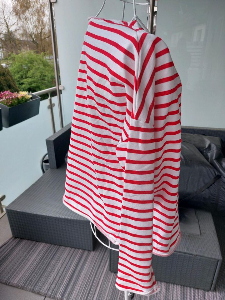 Sweatshirt rot weiß gestreift Gr S Amisu cropped in Hamm