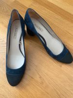 Massimo Dutti Zara pumps blau 42 neuwertig Chanel-Look Frankfurt am Main - Sachsenhausen Vorschau