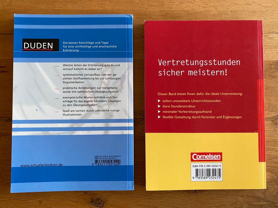 Duden Aufsatz/Erörterung und 45 Vertretungsstunden Deutsch in Roth